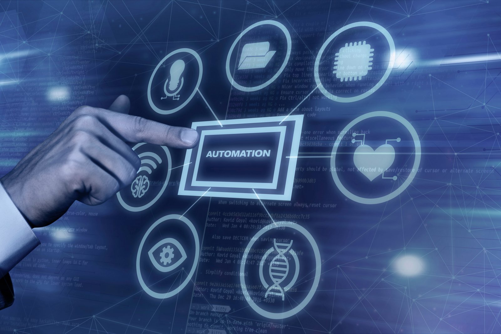 AI-powered automation in UAE businesses improving efficiency and reducing costs across finance, retail, and logistics sectors.